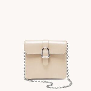 Senreve Cavalla Saddle Bag Piatta Ivory/Silver